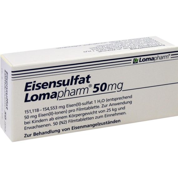 EisensulfatLomapharm50mgFilmtablette