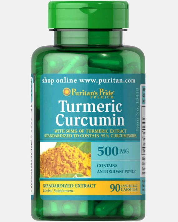 Turmeric Curcumin 500mg. 180db